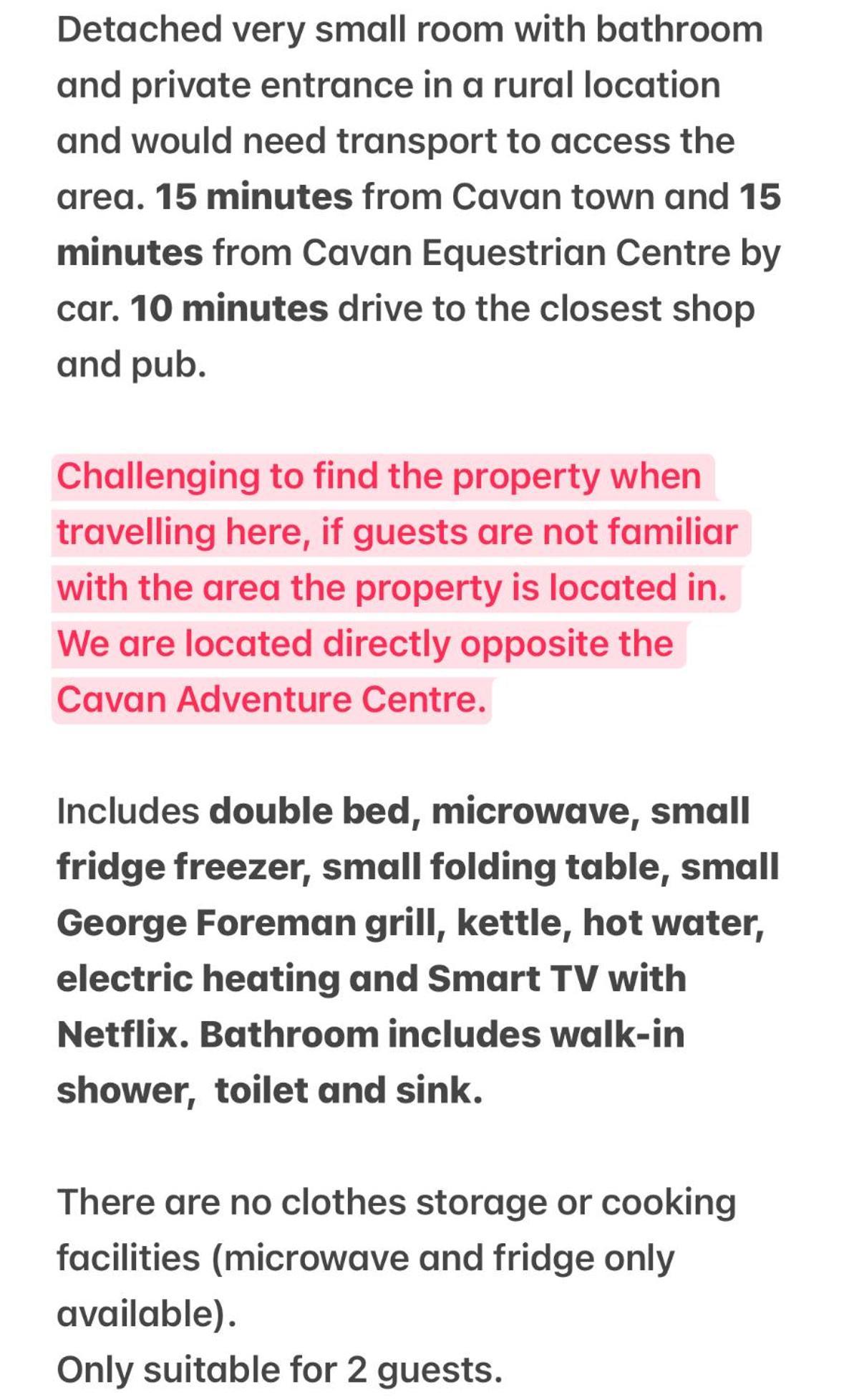 Butlersbridge Private Detached Small Bedroom And Bathroom Only- This Is Not An Apartment מראה חיצוני תמונה